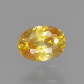 Sfalerite Giallo oro naturale da 0.22 ct, Taglio ovale, VS-SI