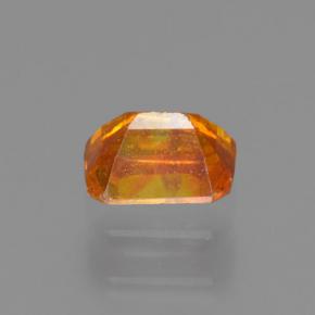 Sfalerite Giallo-arancione naturale da 0.41 ct, Taglio smeraldo, VS-SI