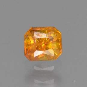 Sfalerite naturale giallo da 0,35 ct, taglio smeraldo, VS-SI
