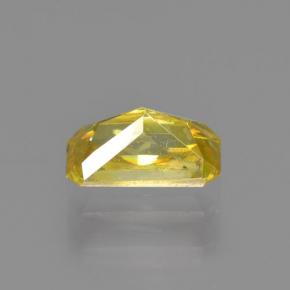 Sfalerite Giallo naturale da 0.67 ct, Taglio smeraldo, VS
