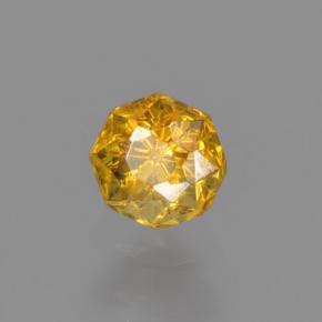Sfalerite Giallo oro naturale da 0.37 ct, Taglio smeraldo, VS-SI