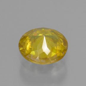 Sfalerite naturale giallo da 0,51 ct, taglio rotondo, VS-SI