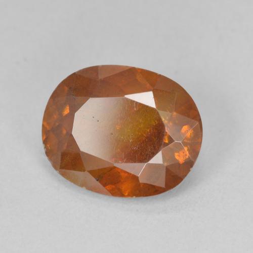 Sfalerite Arancio caldo naturale da 4.33 ct, Ovale, SI-I1