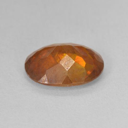 Sfalerite Arancio caldo naturale da 4.33 ct, Ovale, SI-I1