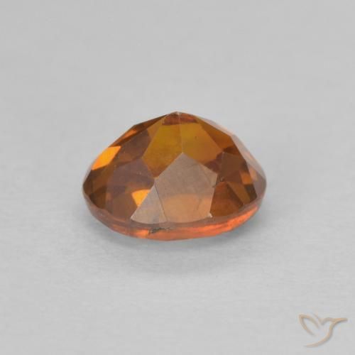 Sfalerite Arancione scuro naturale da 0.93 ct, Ovale, SI-I1