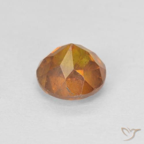 Sfalerite sidro d'arancia naturale da 0.94 ct, Rotondo, SI-I1