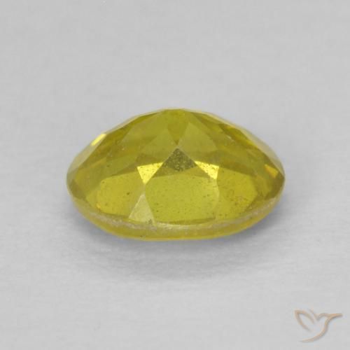 Sfalerite Giallo medio naturale da 0.59 ct, Ovale, VS-SI