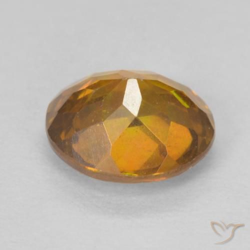 Sfalerite Marrone dorato naturale da 1.43 ct, Ovale, VS-SI
