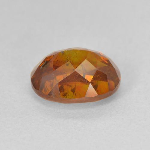 Sfalerite Arancione scuro naturale da 2.17 ct, Ovale, SI-I1