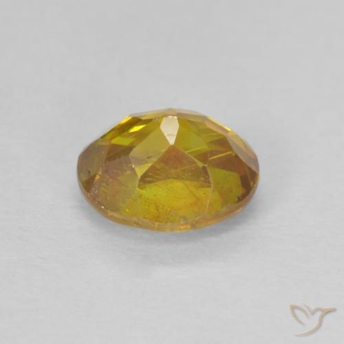 Sfalerite Marrone dorato naturale da 0.96 ct, Ovale, SI-I1