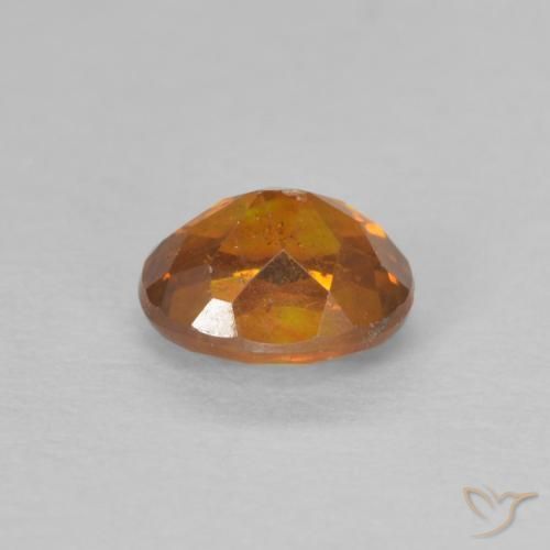 Sfalerite Marrone arancio naturale da 0.68 ct, Ovale, SI-I1