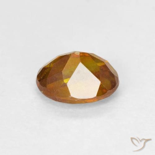 Sfalerite Marrone dorato naturale da 0.67 ct, Ovale, SI-I1