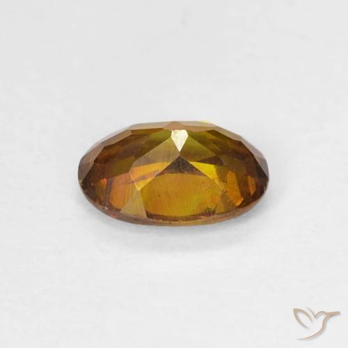 Sfalerite Oro scuro naturale da 1.04 ct, Ovale, SI-I1