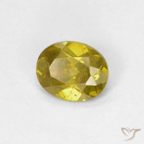 Sfalerite Medium Golden Brown naturale da 0.59 ct, Ovale, SI-I1