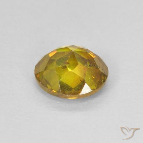 Sfalerite Oro profondo naturale da 0.97 ct, Rotondo, SI-I1