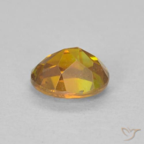 Sfalerite Arancio Medio naturale da 0.70 ct, Ovale, SI-I1