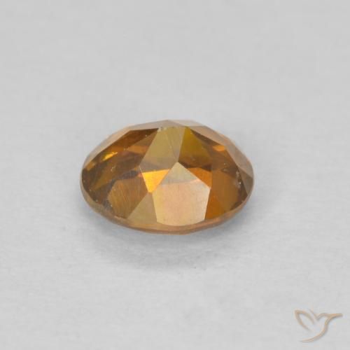 Sfalerite Arancione marroncino naturale da 0.51 ct, Ovale, SI-I1