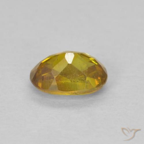 Sfalerite Arancione marroncino naturale da 0.59 ct, Ovale, SI-I1