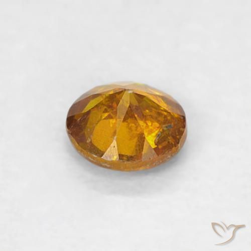 Sfalerite Marrone dorato naturale da 0.23 ct, Rotondo, SI-I1