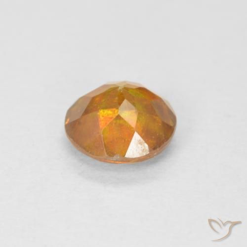 Sfalerite Marrone dorato naturale da 0.95 ct, Rotondo, SI-I1