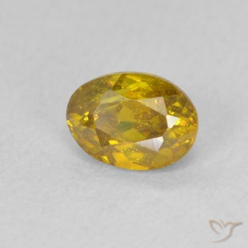Sfalerite Oro profondo naturale da 0.83 ct, Ovale, VS-SI