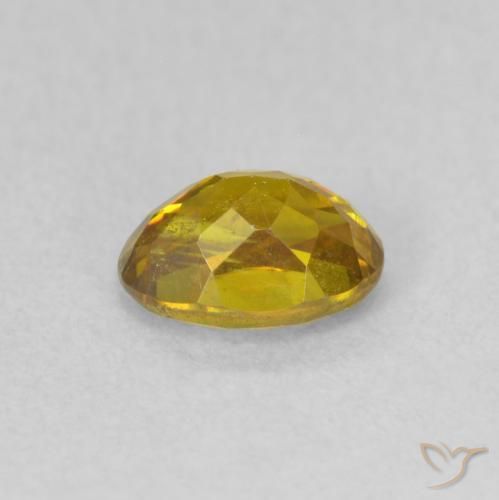 Sfalerite Oro profondo naturale da 0.83 ct, Ovale, VS-SI