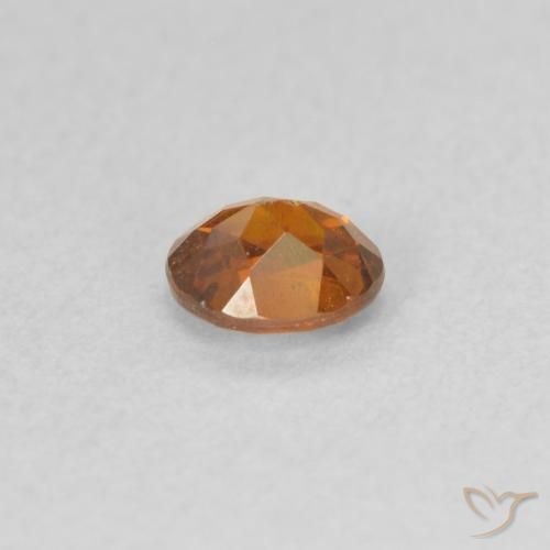 Sfalerite Arancio Medio naturale da 0.43 ct, Ovale, VS-SI