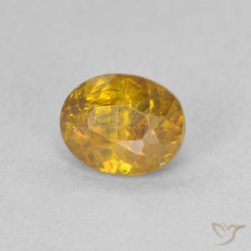 Sfalerite Oro naturale da 0.85 ct, Ovale, SI