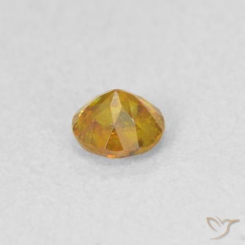 Sfalerite Oro medio naturale da 0.27 ct, Rotondo, SI
