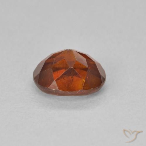 Sfalerite Arancione rossastra naturale da 1.42 ct, Ovale, SI
