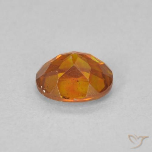 Sfalerite Arancio Medio naturale da 0.66 ct, Ovale, SI