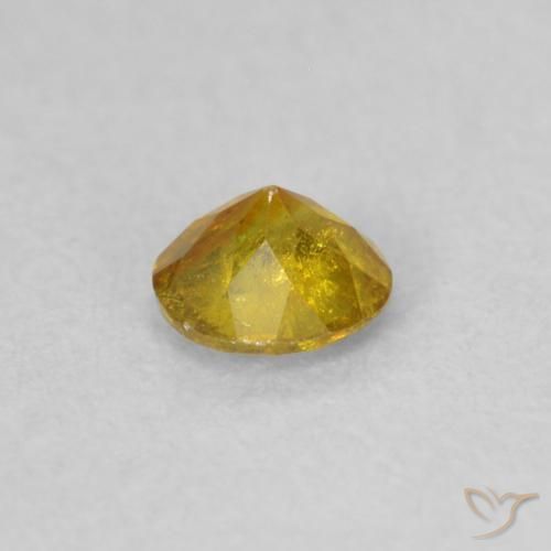 Sfalerite Arancione marroncino naturale da 0.29 ct, Rotondo, SI