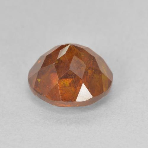 Sfalerite Arancione rossastra naturale da 2.05 ct, Rotondo, SI