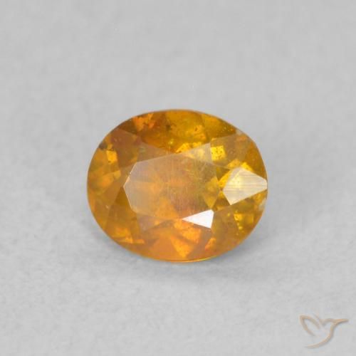 Sfalerite Marrone dorato naturale da 0.50 ct, Ovale, SI