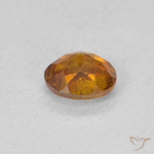 Sfalerite Arancio Terra naturale da 0.52 ct, Ovale, SI