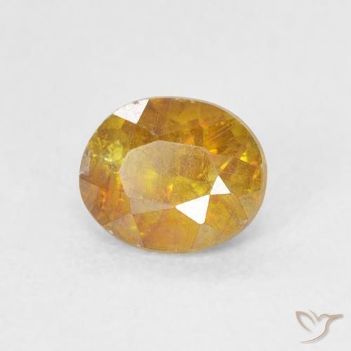Sfalerite Marrone dorato naturale da 0.75 ct, Ovale, SI