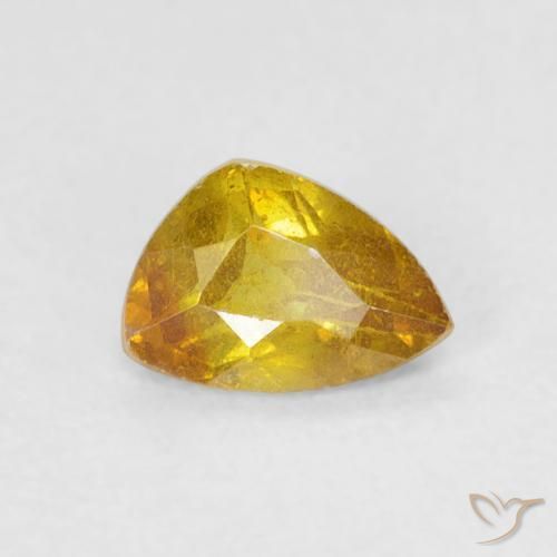 Sfalerite Giallo dorato naturale da 0.55 ct, Taglio a fantasia, SI