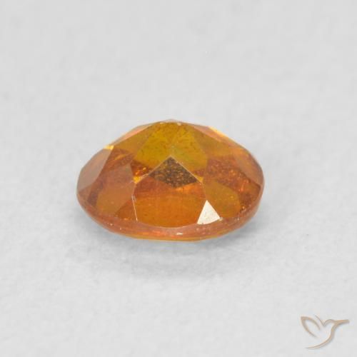 Sfalerite Arancione Ambra naturale da 0.54 ct, Ovale, SI
