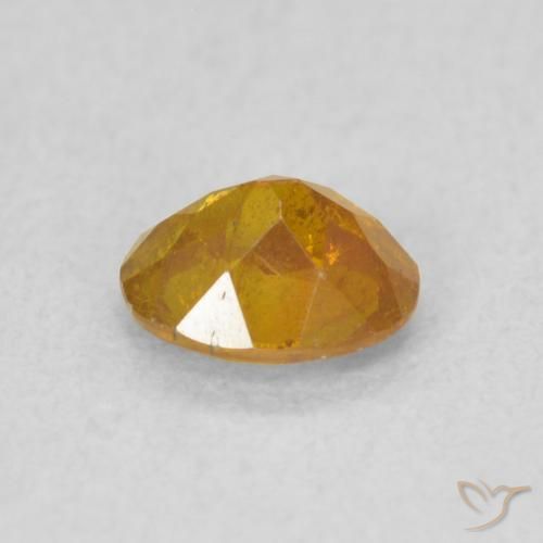 Sfalerite Arancione brillante naturale da 0.56 ct, Ovale, SI