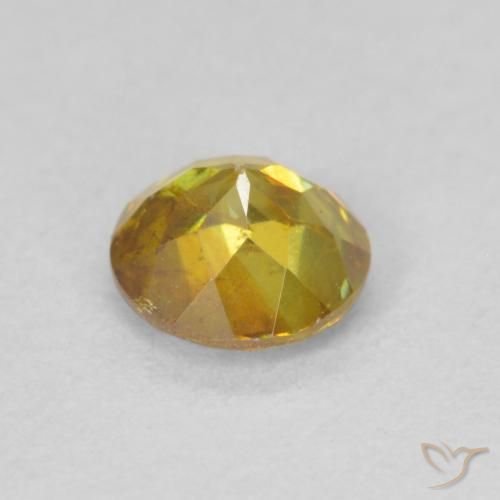 Sfalerite Marrone dorato naturale da 0.81 ct, Rotondo, SI