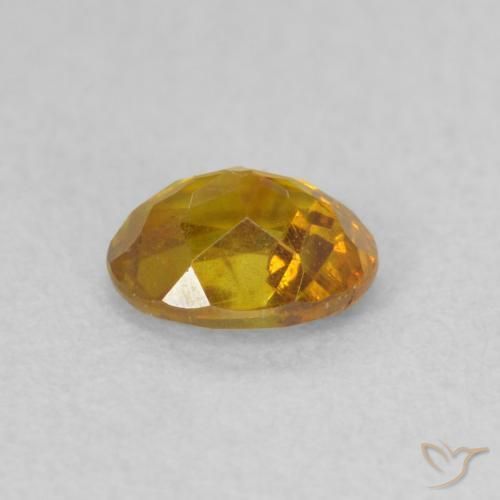 Sfalerite Arancione scuro naturale da 0.50 ct, Ovale, SI