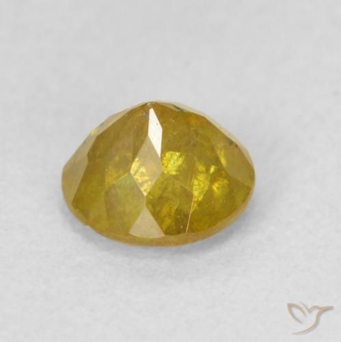 Sfalerite Marrone dorato naturale da 0.85 ct, Rotondo, SI