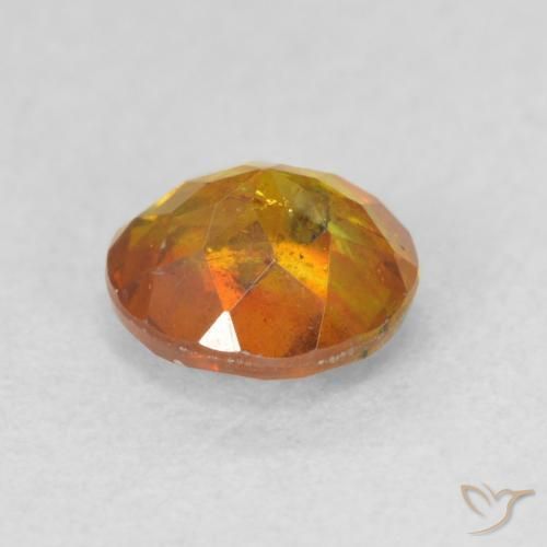Sfalerite Marrone dorato naturale da 0.88 ct, Rotondo, SI