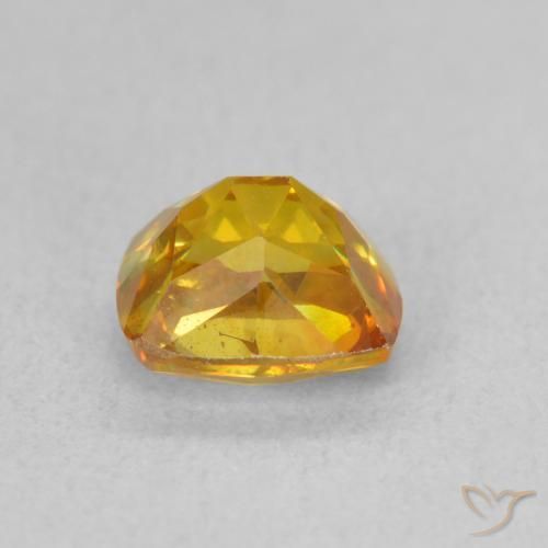 Sfalerite Arancio-Oro naturale da 1.71 ct, Cuscino, VS-SI