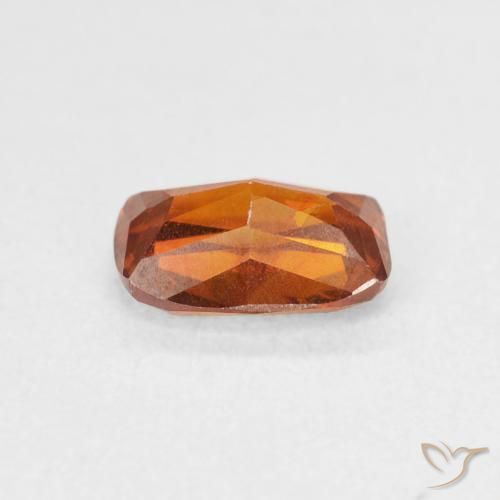 Sfalerite Arancione scuro naturale da 1.54 ct, Cuscino, SI