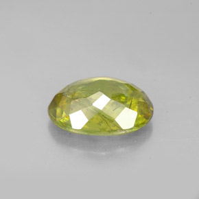 Sfene naturale verde da 2,98 ct, taglio ovale, SI