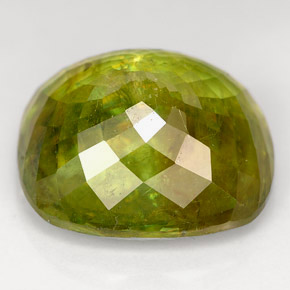 Sfene naturale multicolore da 18,40 ct, taglio a cuscino, SI