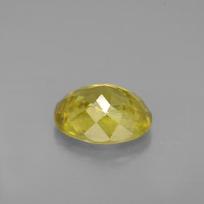 Sfene naturale giallo da 1,83 ct, taglio ovale, VS-SI