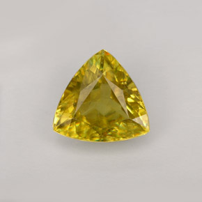 Sfene naturale giallo da 1,46 ct, trillion, VS-SI