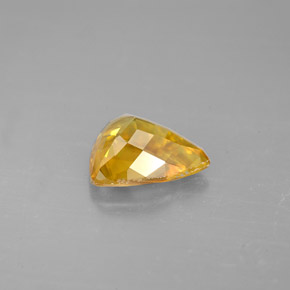 Sfene naturale giallo da 1,52 ct, trillion, VS
